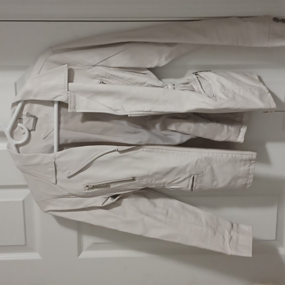 Faux leather jacket